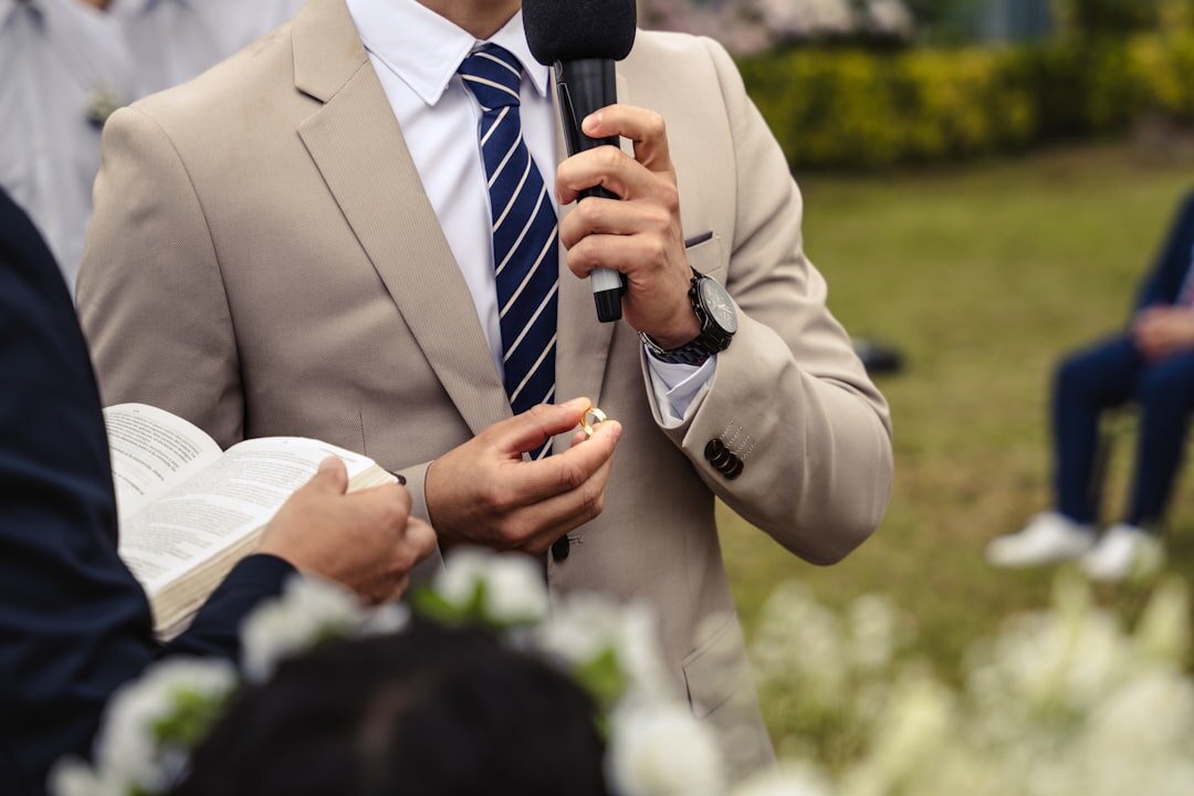 Journalist conducting an interview